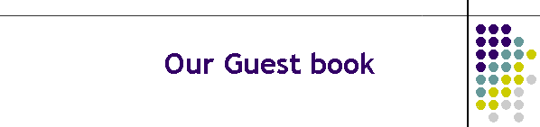 Our Guest book